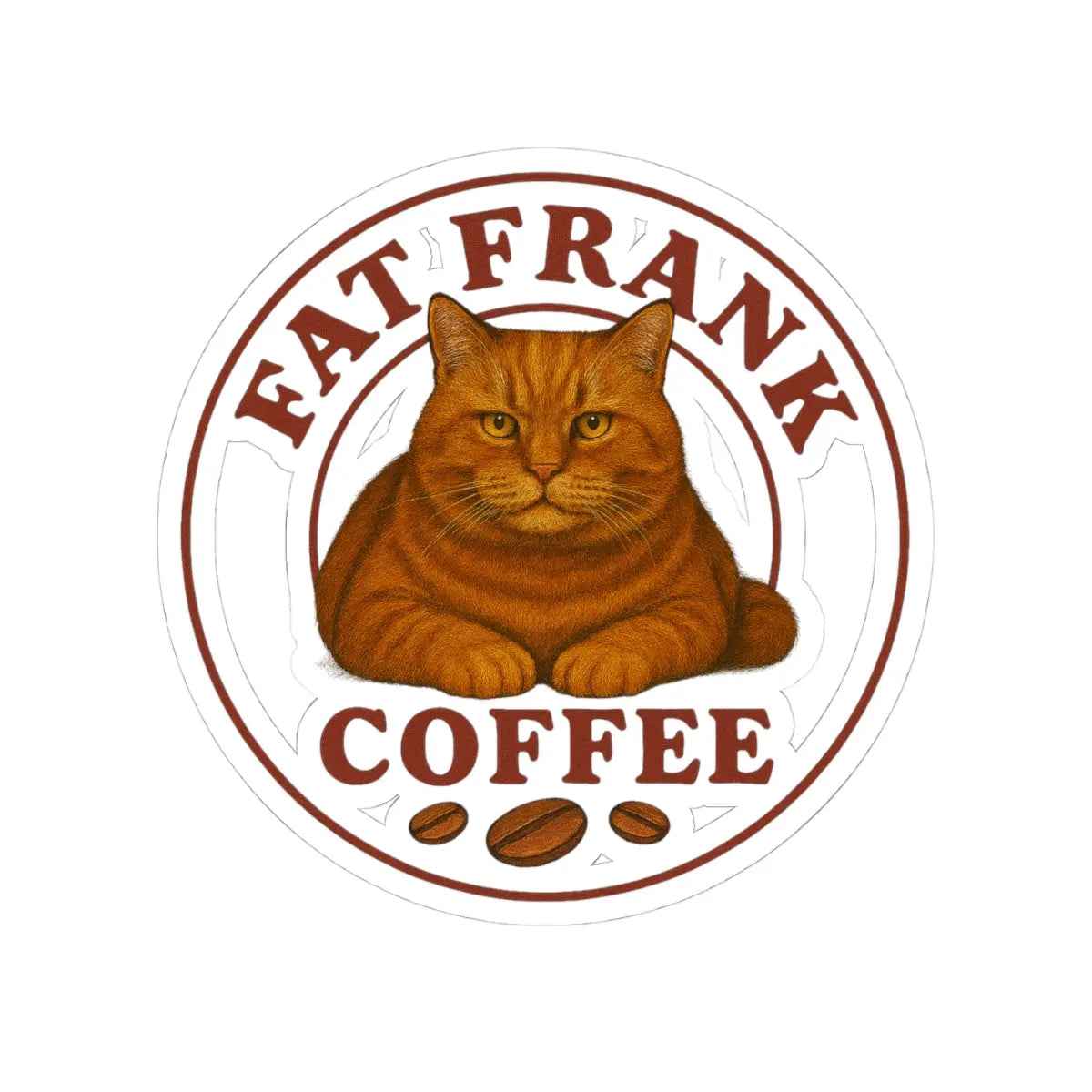 š¾ Fat Frank Coffee Stickers