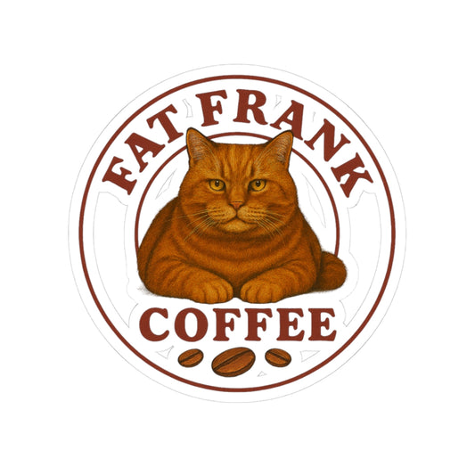 🐾 Fat Frank Coffee Stickers