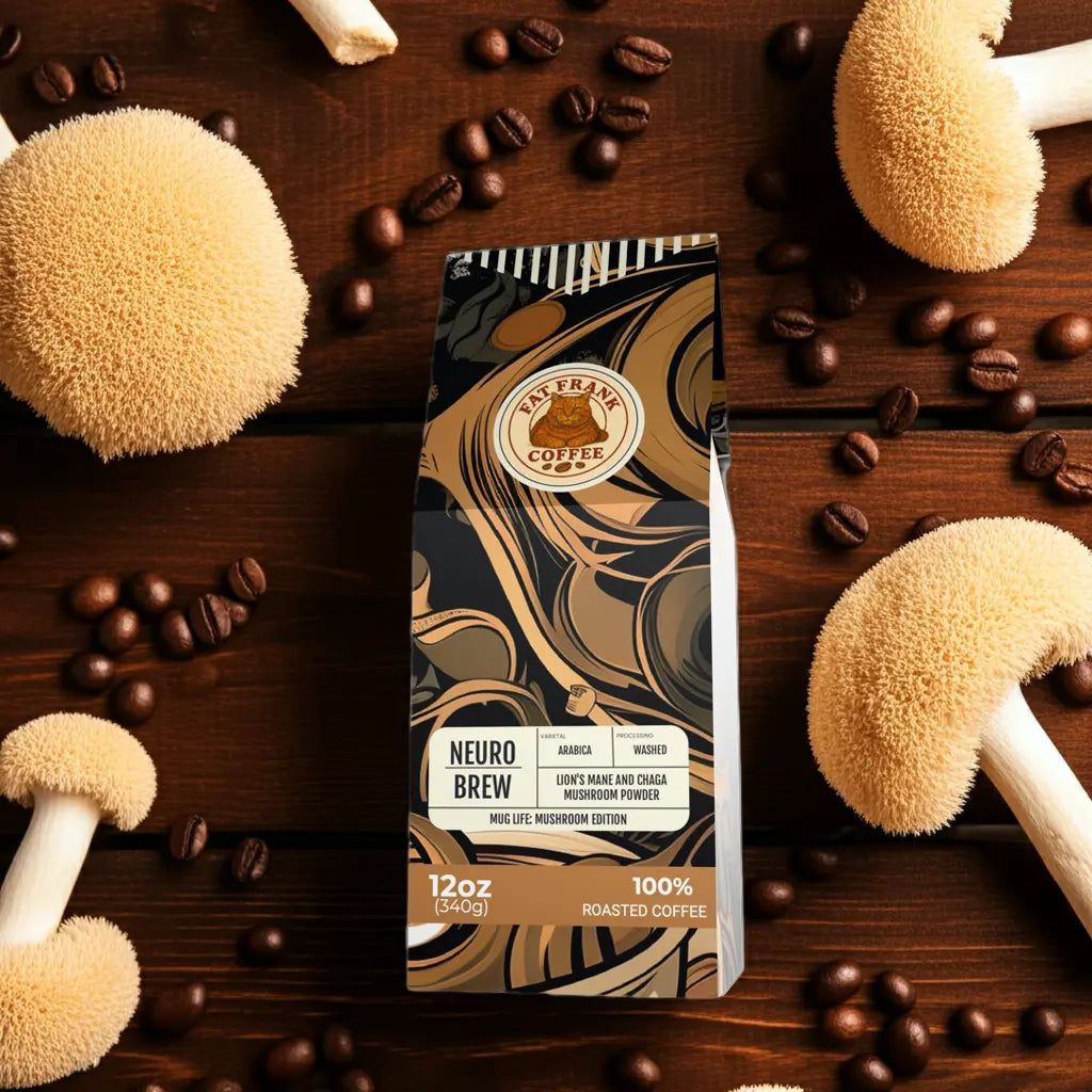 Frank’s Neuro Brew (Mushroom Coffee) Fat Frank Coffee